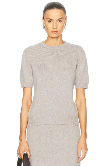 TOVE Lura Short Sleeve Knit Top | Thumbnail 1