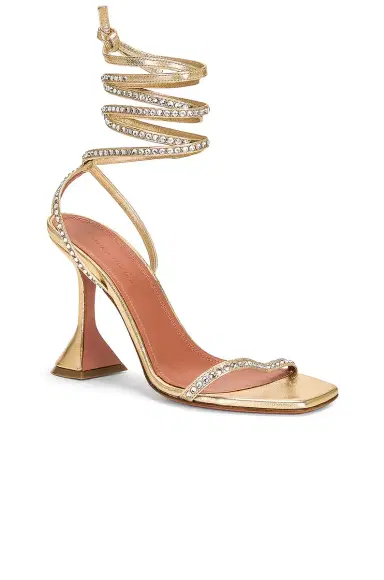 Amina Muaddi Vita Crystal Sandal | Thumbnail 2 Amina Muaddi Vita Crystal Sandal | Thumbnail 2