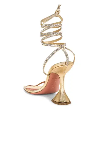 Amina Muaddi Vita Crystal Sandal | Thumbnail 3 Amina Muaddi Vita Crystal Sandal | Thumbnail 3