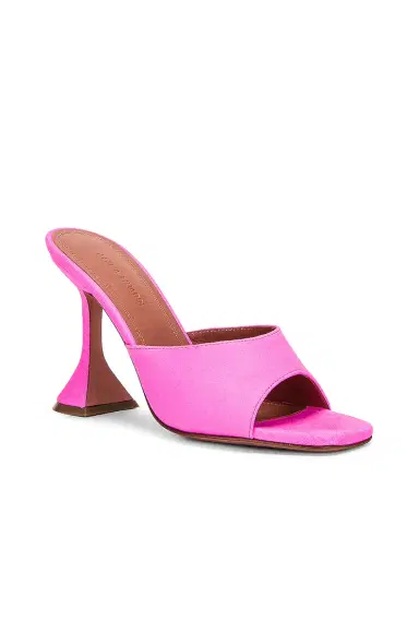 Amina Muaddi Lupita Suede Slipper Mule | Thumbnail 2 Amina Muaddi Lupita Suede Slipper Mule | Thumbnail 2