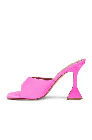 Amina Muaddi Lupita Suede Slipper Mule | Thumbnail 5 Amina Muaddi Lupita Suede Slipper Mule | Thumbnail 5