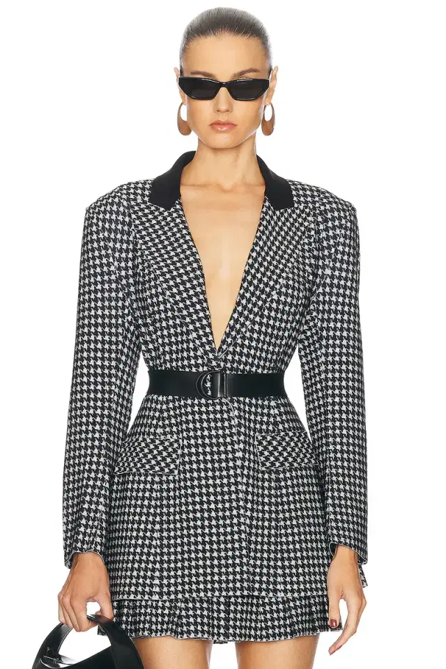 Norma Kamali Single Breasted Boy Fit Riding Jacket