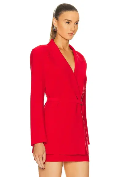 Norma Kamali Classic Double Breasted Jacket | Thumbnail 2