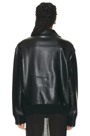 Norma Kamali Oversized Moto Jacket | Thumbnail 4