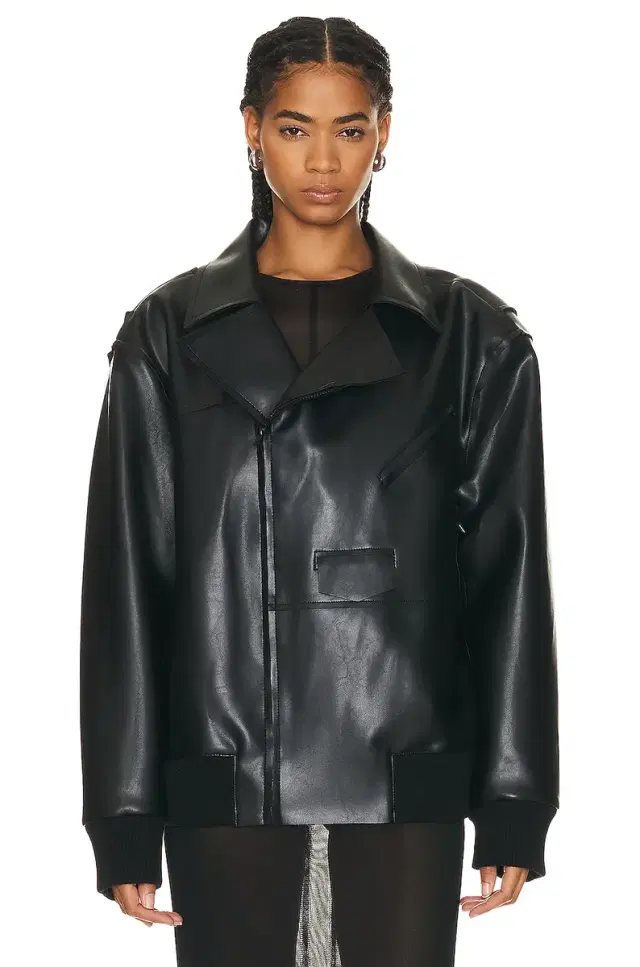 Norma Kamali Oversized Moto Jacket