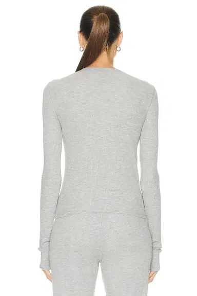 ÉTERNE Long Sleeve Thermal Top | Thumbnail 3