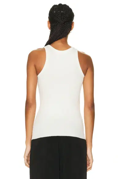 ÉTERNE High Neck Fitted Tank Top | Thumbnail 3