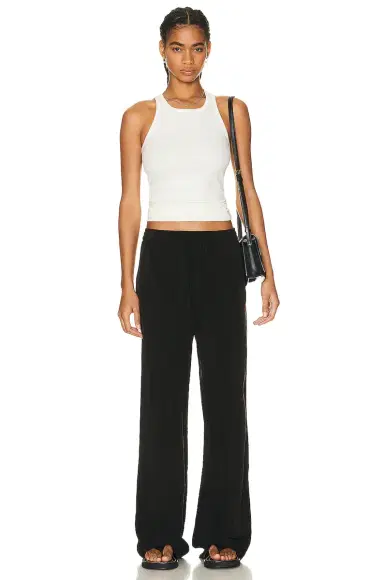 ÉTERNE High Neck Fitted Tank Top | Thumbnail 4
