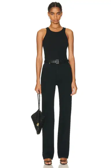 ÉTERNE High Neck Fitted Tank Top | Thumbnail 4