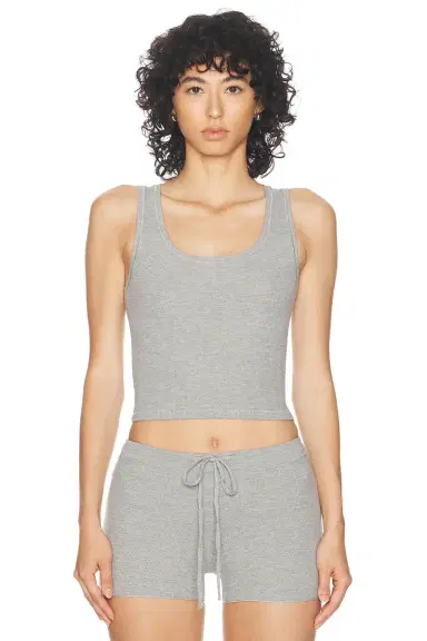 ÉTERNE Square Neck Tank Top | Thumbnail 1