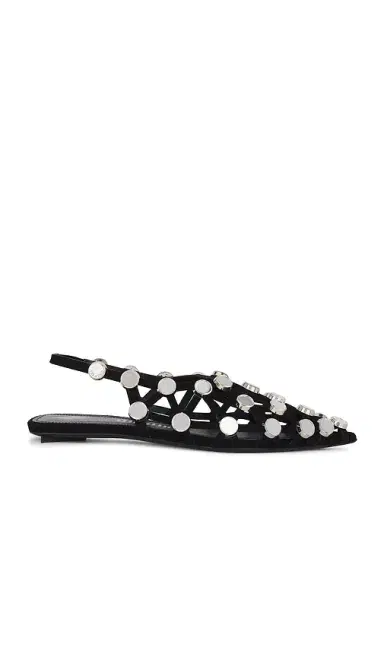 The Attico Grid Ballerina Flat | Thumbnail 1