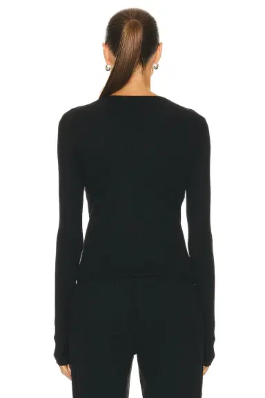ÉTERNE Long Sleeve Thermal Top | Thumbnail 3