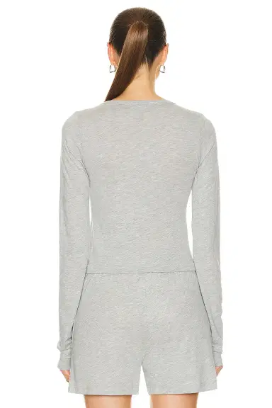 ÉTERNE Long Sleeve Baby Tee | Thumbnail 3