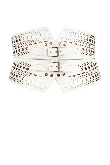 Alaïa Double Buckle Belt | Thumbnail 1 Alaïa Double Buckle Belt | Thumbnail 1