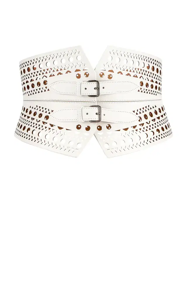 ALAÏA Double Buckle Belt