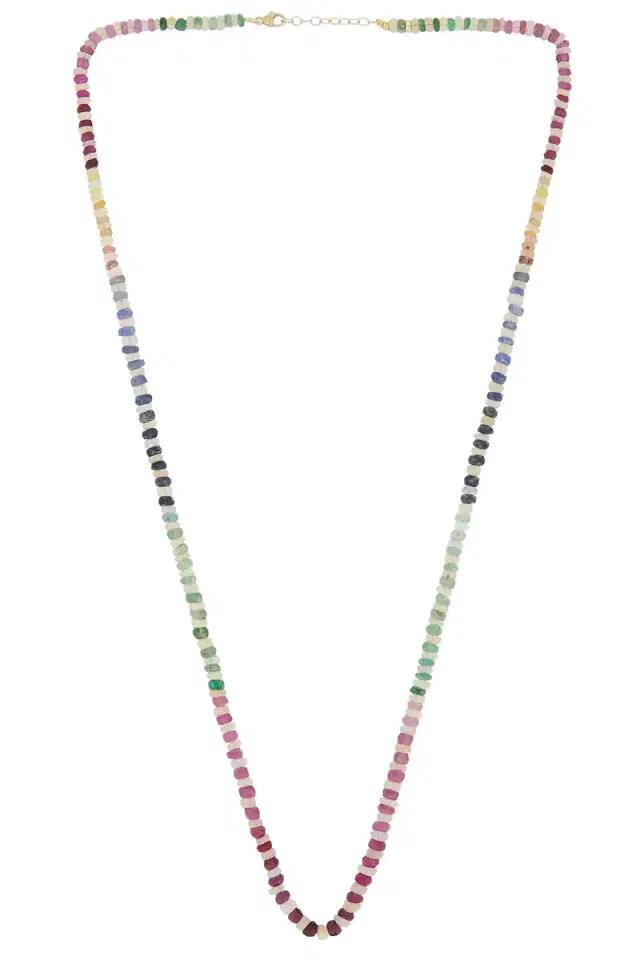 Rainbow Sapphire Opal Connection Necklace