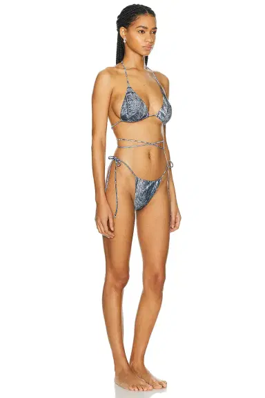 Norma Kamali Criss Cross Bikini Set | Thumbnail 2 Norma Kamali Criss Cross Bikini Set | Thumbnail 2