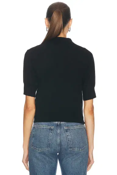 ÉTERNE Journey Cashmere Polo Top | Thumbnail 3