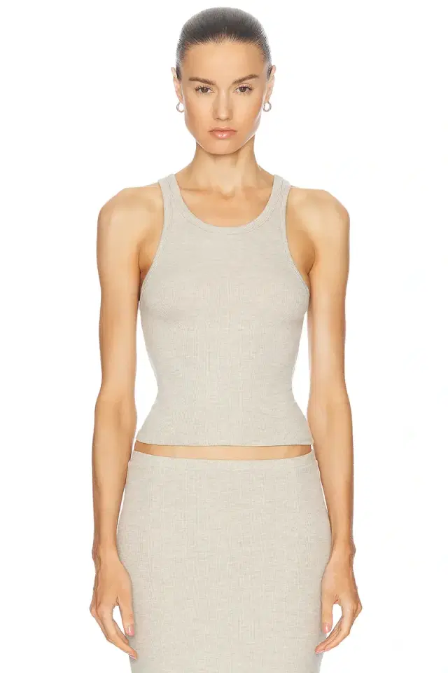 High Neck Fitted Tank Top