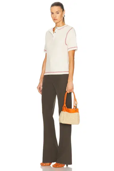 Bottega Veneta Small Parachute Raffia Bag | Thumbnail 2 Bottega Veneta Small Parachute Raffia Bag | Thumbnail 2