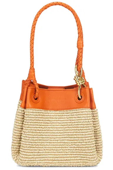 Bottega Veneta Small Parachute Raffia Bag | Thumbnail 3 Bottega Veneta Small Parachute Raffia Bag | Thumbnail 3