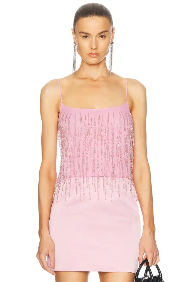BLUMARINE Fringe Tank Top
