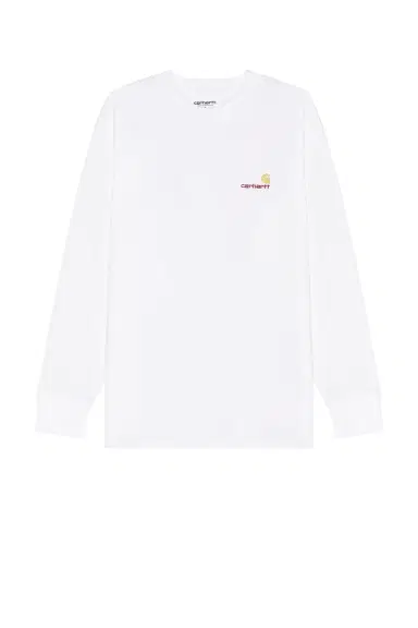 Carhartt WIP Longsleeve American Script T-Shirt | Thumbnail 1