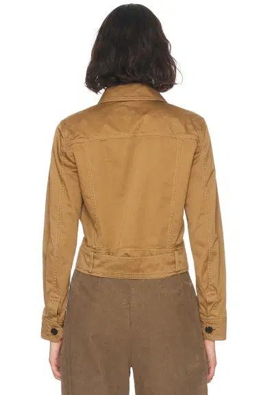 Saint Laurent Cropped Belted Jacket | Thumbnail 3 Saint Laurent Cropped Belted Jacket | Thumbnail 3