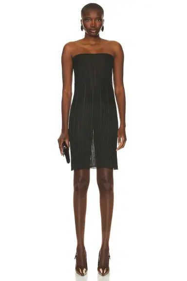 Saint Laurent Sheer Strapless Dress | Thumbnail 1 Saint Laurent Sheer Strapless Dress | Thumbnail 1