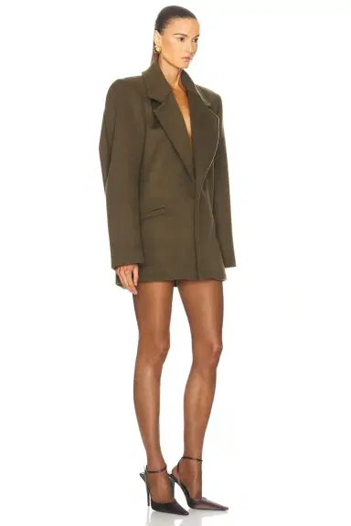Saint Laurent Martingale Coat | Thumbnail 2 Saint Laurent Martingale Coat | Thumbnail 2
