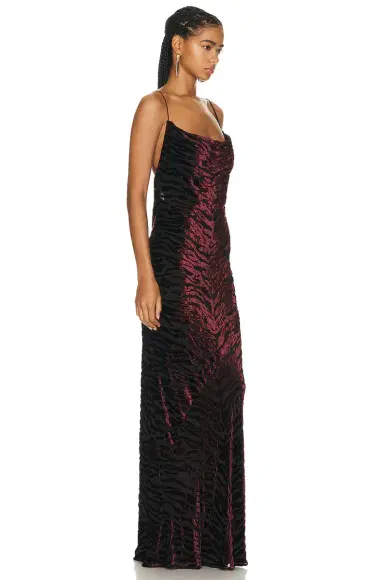 Saint Laurent Sleeveless Draped Gown | Thumbnail 2 Saint Laurent Sleeveless Draped Gown | Thumbnail 2