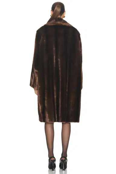 Saint Laurent Faux Fur Coat | Thumbnail 4 Saint Laurent Faux Fur Coat | Thumbnail 4