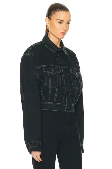 Saint Laurent Neo 80's Denim Jacket | Thumbnail 2 Saint Laurent Neo 80's Denim Jacket | Thumbnail 2