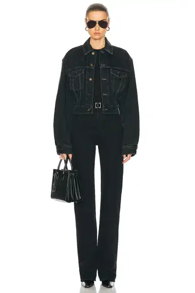 Saint Laurent Neo 80's Denim Jacket | Thumbnail 4 Saint Laurent Neo 80's Denim Jacket | Thumbnail 4