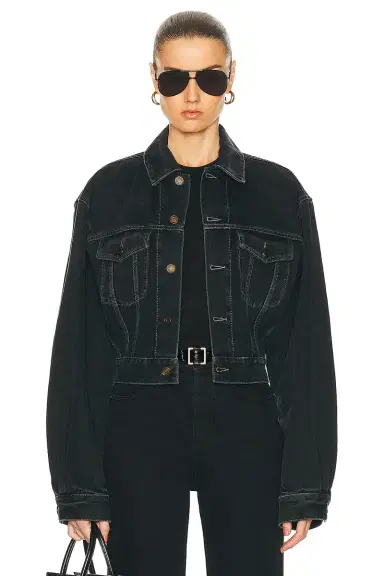 Saint Laurent Neo 80's Denim Jacket | Thumbnail 1 Saint Laurent Neo 80's Denim Jacket | Thumbnail 1
