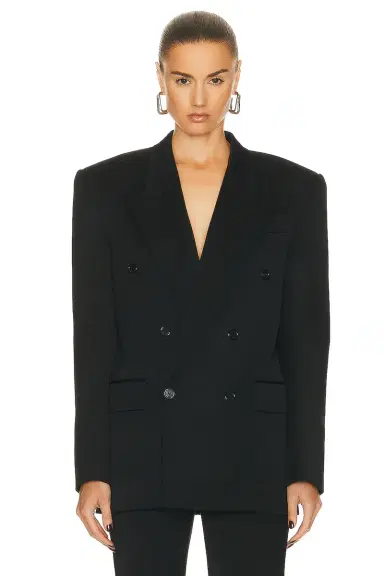 Saint Laurent Double Breast Blazer | Thumbnail 1 Saint Laurent Double Breast Blazer | Thumbnail 1