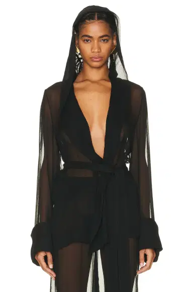 Saint Laurent Silk Jacket | Thumbnail 2 Saint Laurent Silk Jacket | Thumbnail 2