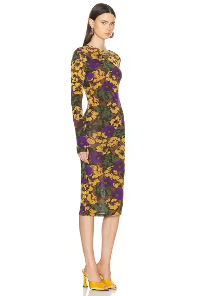 Saint Laurent Floral Dress | Thumbnail 3