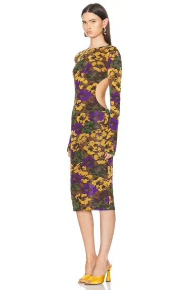 Saint Laurent Floral Dress | Thumbnail 4