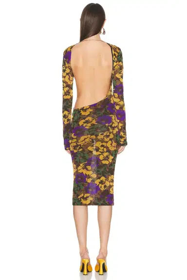 Saint Laurent Floral Dress | Thumbnail 5