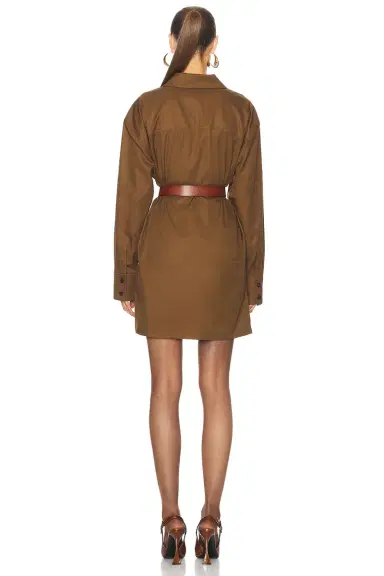 Saint Laurent Mini Shirt Dress | Thumbnail 3