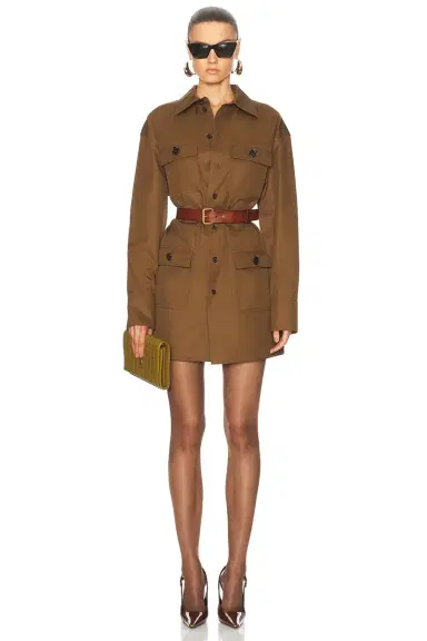 Saint Laurent Mini Shirt Dress | Thumbnail 1