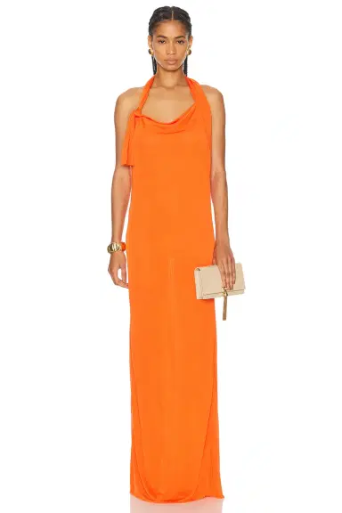 Saint Laurent Jersey Halterneck Dress | Thumbnail 2 Saint Laurent Jersey Halterneck Dress | Thumbnail 2