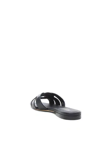 Saint Laurent Tribute Flat Sandals | Thumbnail 3 Saint Laurent Tribute Flat Sandals | Thumbnail 3