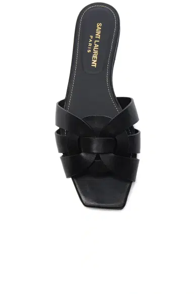 Saint Laurent Tribute Flat Sandals | Thumbnail 4 Saint Laurent Tribute Flat Sandals | Thumbnail 4