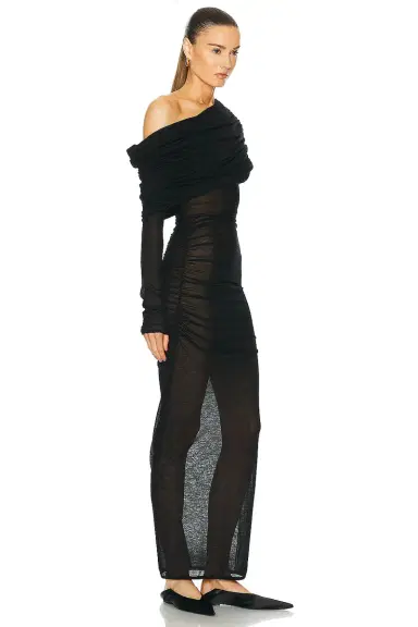 Saint Laurent One Shoulder Gown | Thumbnail 2