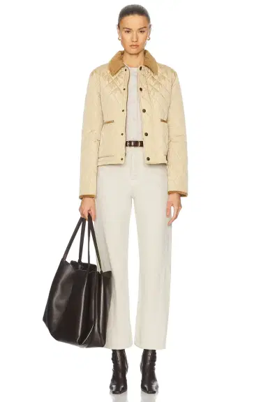 Burberry Cropped Quilted Jacket | Thumbnail 5 Burberry Cropped Quilted Jacket | Thumbnail 5