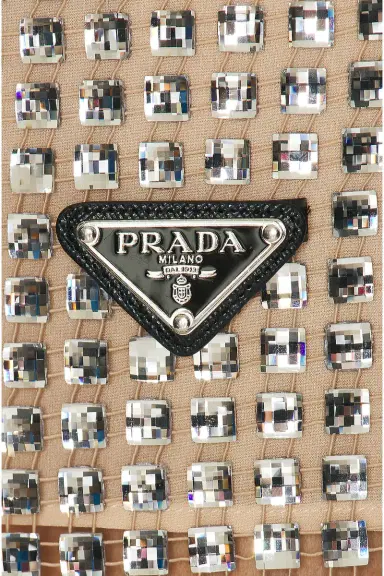 Prada Rhinestone Embroidered Mesh Mini Skirt | Thumbnail 8 Prada Rhinestone Embroidered Mesh Mini Skirt | Thumbnail 8