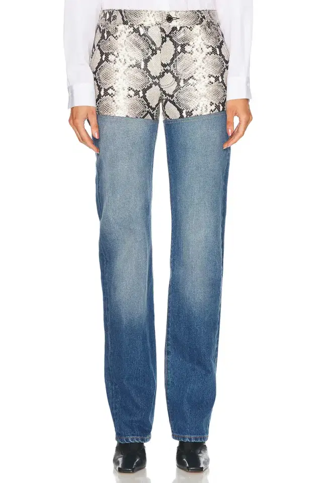 Brandon Maxwell The Wyatt Straight Leg Jeans