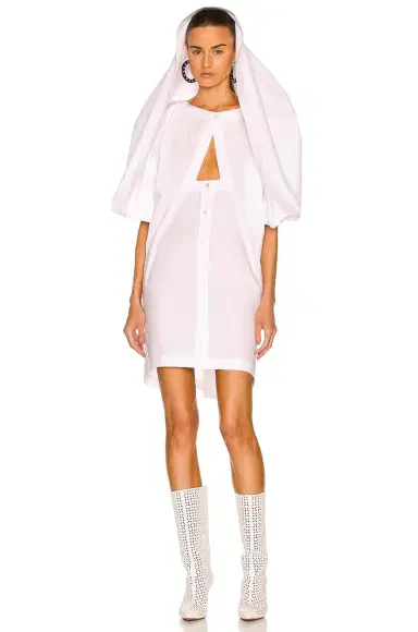 Alaïa Sleeveless Hooded Dress | Thumbnail 2 Alaïa Sleeveless Hooded Dress | Thumbnail 2